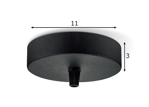 Rosett METAL must, D11xH3 cm