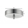 Rosett METAL metall, D11xH3 cm