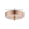 Rosett METAL vask, D11xH3 cm