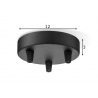 Rosett METAL must, D12xH3 cm
