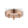 Rosett METAL vask, D12xH3 cm