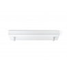 Rosett METAL valge, 30x9,5xH3 cm