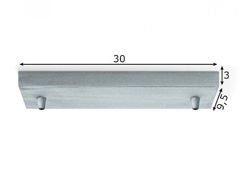 Rosett METAL hall, 30x9,5xH3 cm