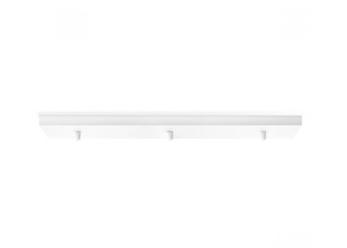 Rosett METAL valge, 47x10xH3 cm