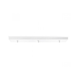 Rosett METAL valge, 47x10xH3 cm