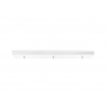 Rosett METAL valge, 47x10xH3 cm