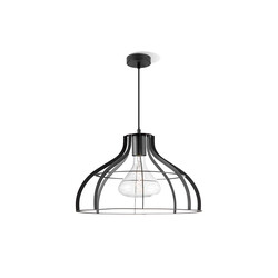 Rippvalgusti BLANK must, D40xH131 cm