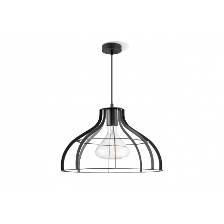 Rippvalgusti BLANK must, D40xH131 cm