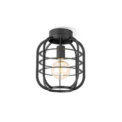 Laevalgusti NERO must, D24,5xH29 cm, E27