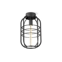 Laevalgusti NERO must, D24xH40 cm, E27