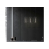 Rippvalgusti NERO must, D120xH141 cm, E27