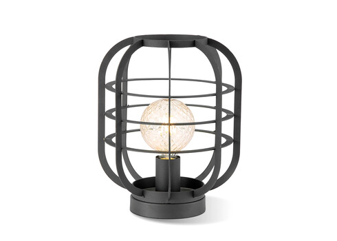 Lauavalgusti NERO must, D24,5xH29 cm, E27