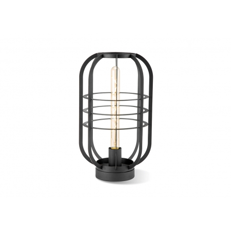 Lauavalgusti NERO must, D24xH40 cm, E27