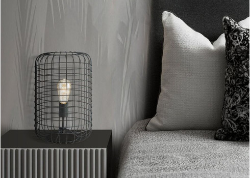 Lauavalgusti NETTING must, D26xH40 cm, E27