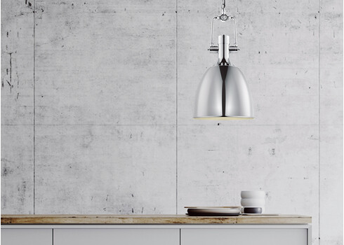 Rippvalgusti DIVE kroom, D28,5xH140 cm, E27