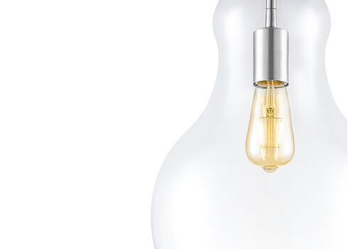 Rippvalgusti BELLO klaar, D30xH145 cm, E27