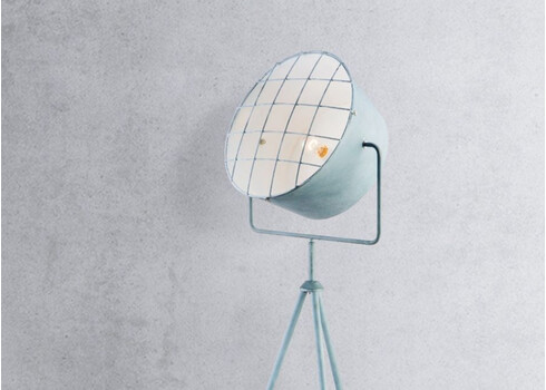 Põrandavalgusti CLEMENTO betoonhall, D61xH170 cm, E27