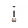 Rippvalgusti FACIL must, D10xH147 cm, E27