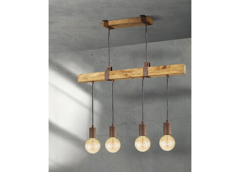 Rippvalgusti DENTON puit, 70xH128 cm, E27