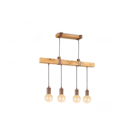 Rippvalgusti DENTON puit, 70xH128 cm, E27