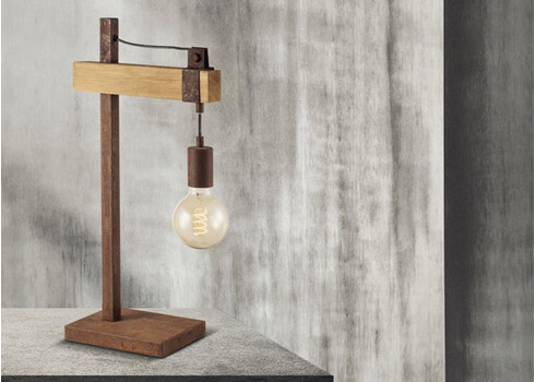 Lauavalgusti DENTON puit, 15x26xH55 cm