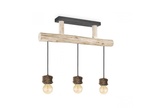 Rippvalgusti FURDY puit, 60xH131, E27