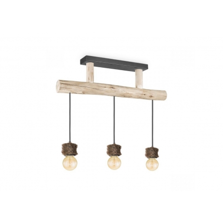 Rippvalgusti FURDY puit, 60xH131, E27