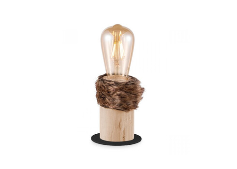 Lauavalgusti FURDY puit, D10xH11,5 cm, E27