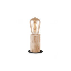Lauavalgusti BILLY puit, D10xH11,5 cm, E27