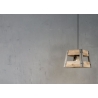Rippvalgusti BARN puit / hall, 18x18xH126 cm, E27