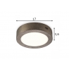 Laevalgusti SKA tumehall, D17xH3,6 cm, LED