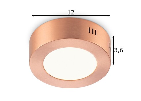 Laevalgusti SKA vask, D12xH3,6 cm, LED
