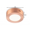 Laevalgusti SKA vask, D12xH3,6 cm, LED