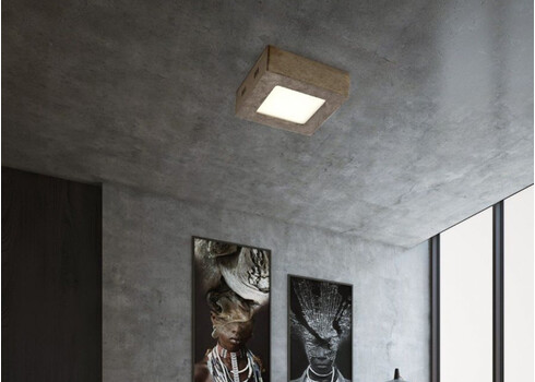 Laevalgusti SKA tumehall, 12x12xH3,6 cm, LED