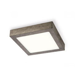 Laevalgusti SKA tumehall, 22,5x22,5xH3,6 cm, LED
