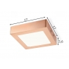 Laevalgusti SKA vask, 17x17xH3,6 cm, LED