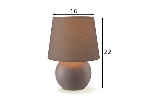 Lauavalgusti ISLA pruun, D16xH22 cm, E14