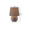 Lauavalgusti ISLA pruun, D16xH22 cm, E14