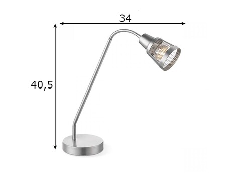 Lauavalgusti SOLO metall, 34xH40,5 cm, GU10