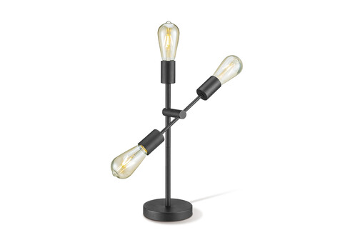 Lauavalgusti MOLECULAR must, 30,5xH58 cm, E27