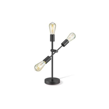 Lauavalgusti MOLECULAR must, 30,5xH58 cm, E27