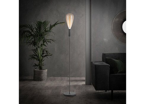 Põrandavalgusti SOLA must, D25xH130 cm, E27