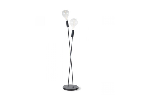 Põrandavalgusti TWINT must, D25xH137 cm, E27