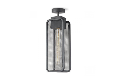 Rippvalgusti WEAVE must, 15x11xH47,5 cm, E27