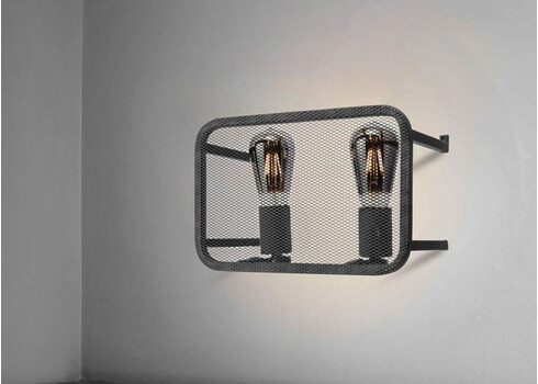 Seinavalgusti WEAVE must, 30x15xH20 cm, E27