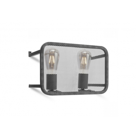 Seinavalgusti WEAVE must, 30x15xH20 cm, E27