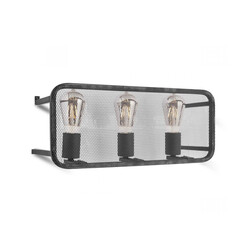 Seinavalgusti WEAVE must, 45x15xH20 cm, E27