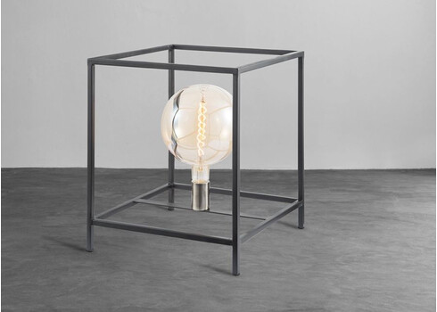 Lauavalgusti KASO must, 35x35xH40 cm, E27