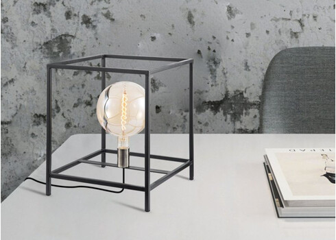 Lauavalgusti KASO must, 35x35xH40 cm, E27