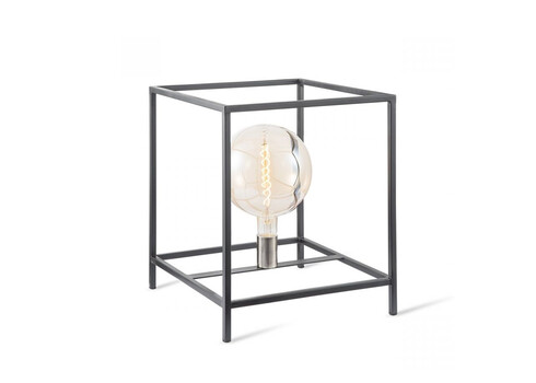 Lauavalgusti KASO must, 35x35xH40 cm, E27